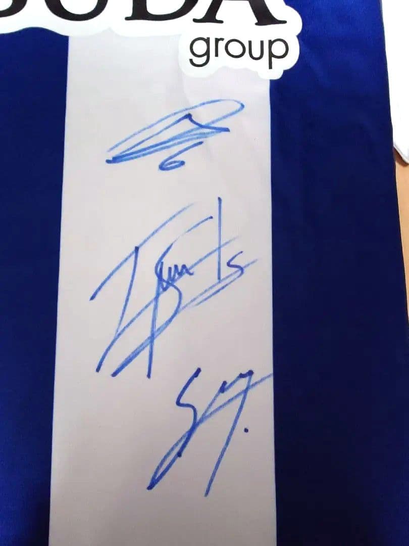 【最終SALE】レアル・ソシエダ 直筆サイン入りユニフォーム Lサイズ