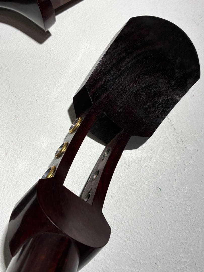 G）高級 三味線 K9 9金 綾杉胴 ハードケース付き