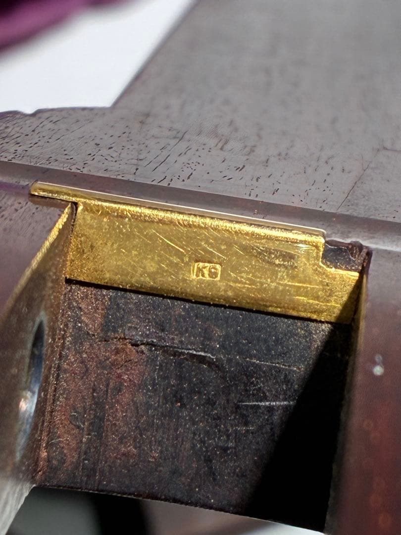 G）高級 三味線 K9 9金 綾杉胴 ハードケース付き