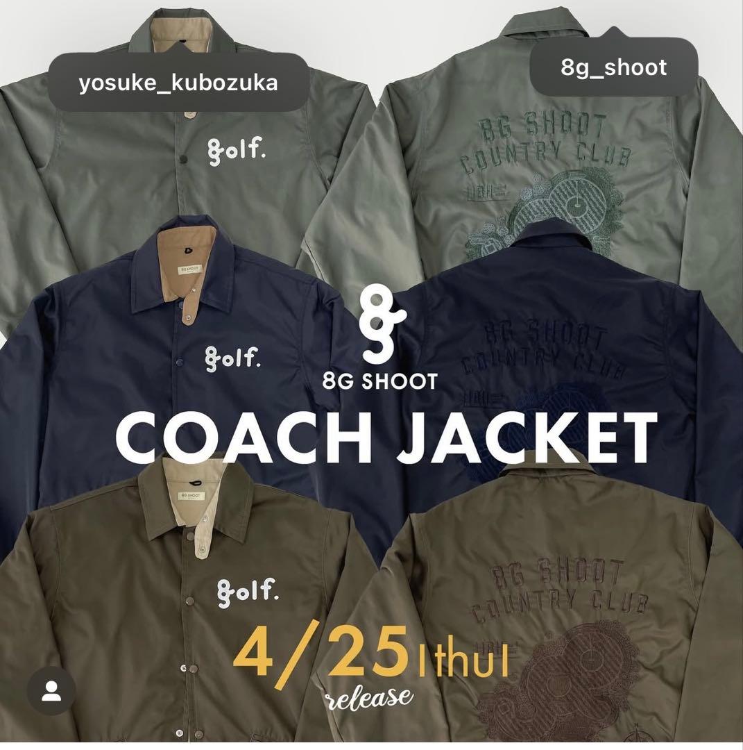 メンズウェア 8G SHOOT COACH JACKET NAVY