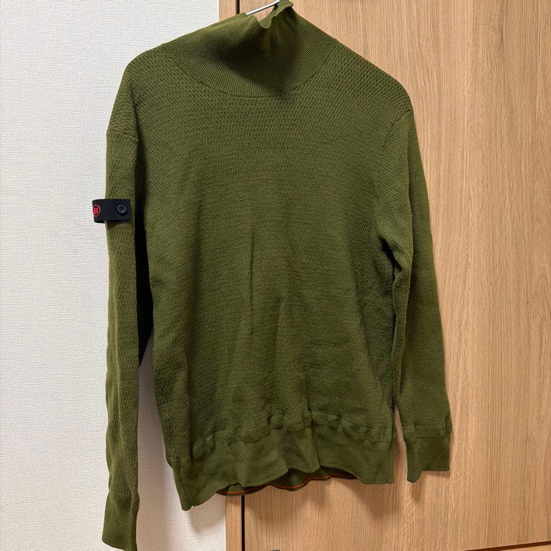 ブリーフィング　タートルネックニット　グリーン