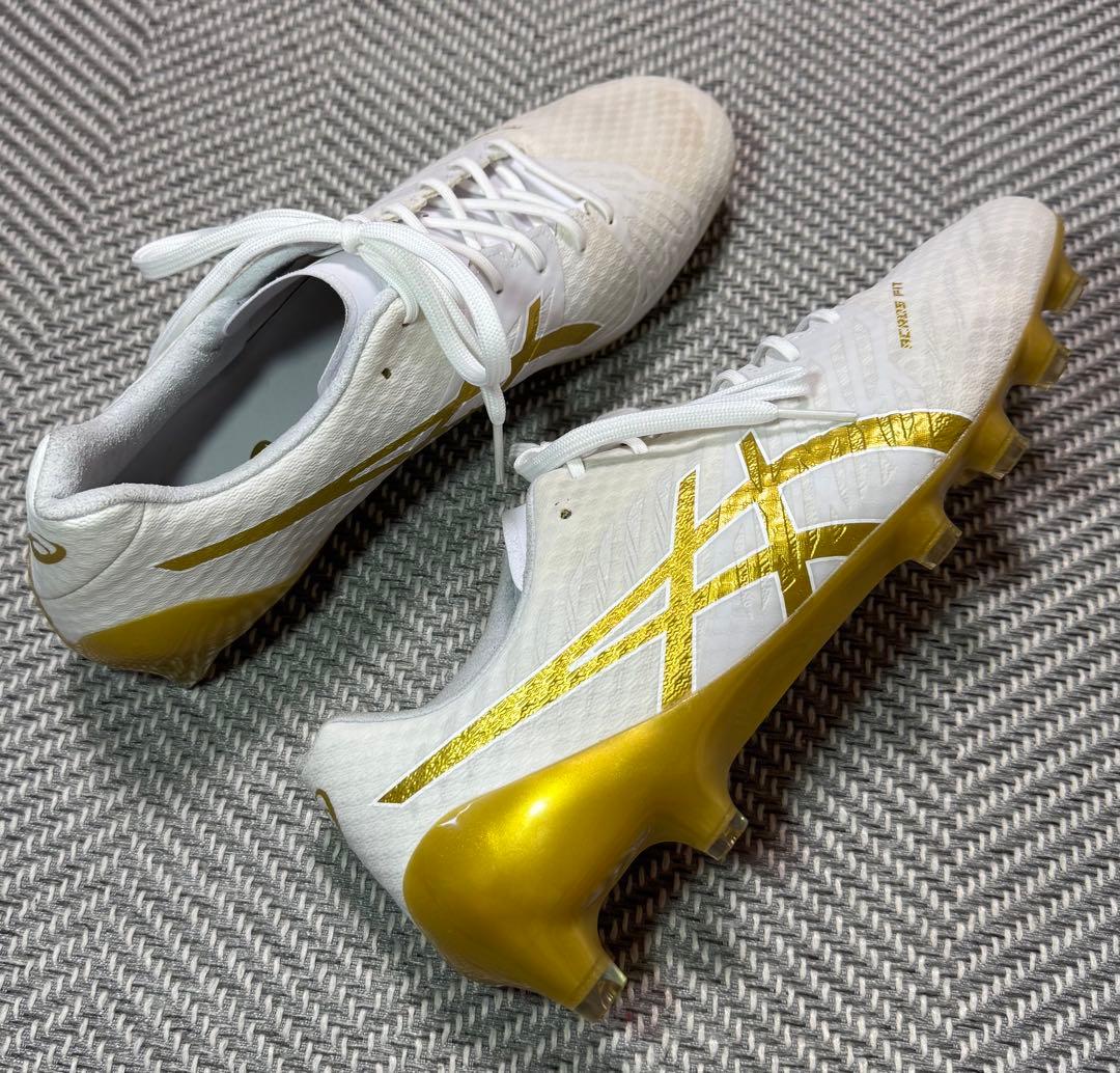 B新品 27cm アシックス DS LITE アクロス 2 サッカースパイク