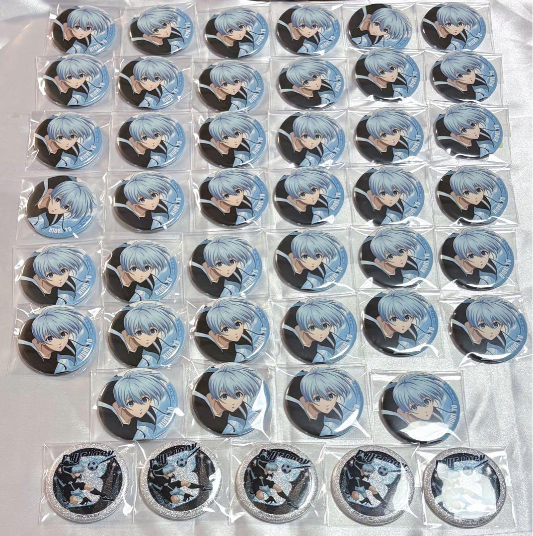 ブルーロック 氷織羊 ナイトサッカー 缶バッジ グリッター