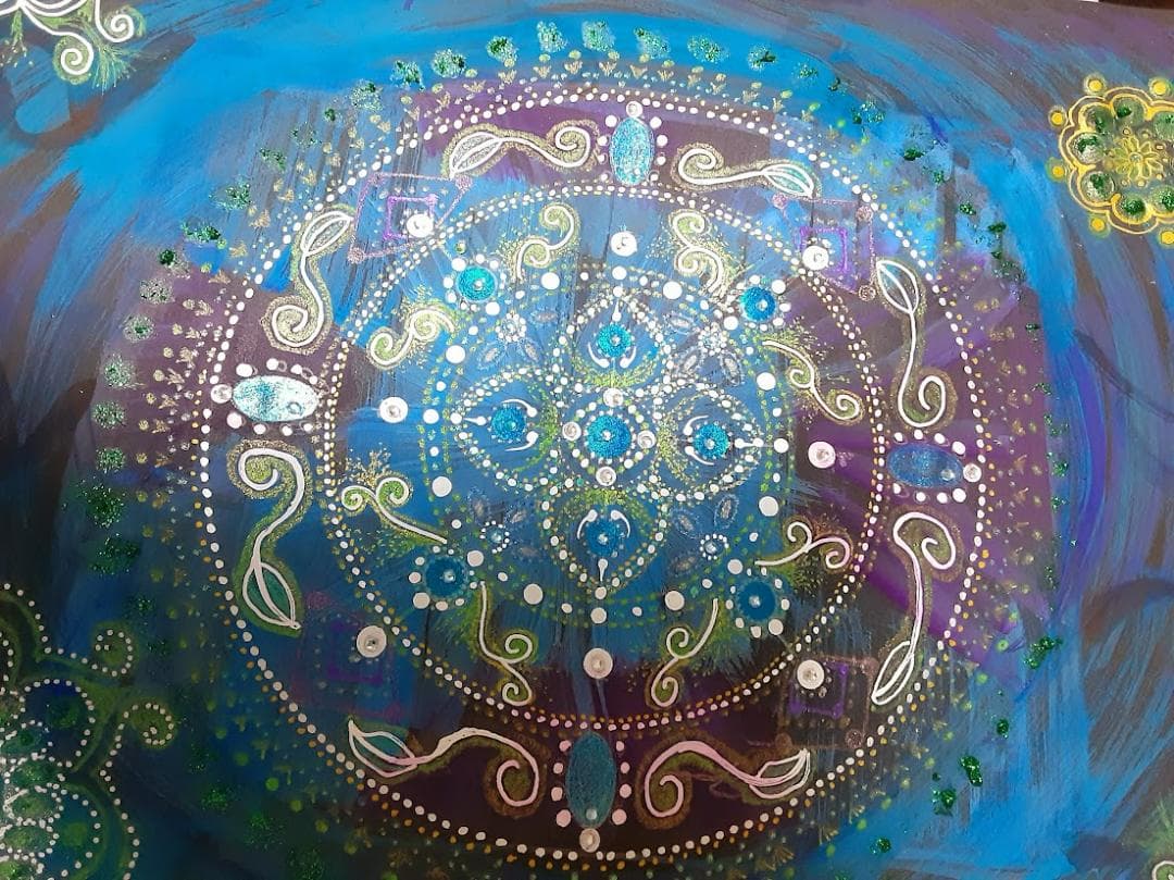 五十嵐由家　曼荼羅画417「眠れる」