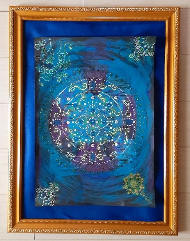 五十嵐由家　曼荼羅画417「眠れる」