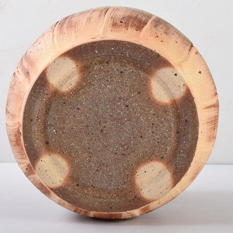 茶道具　長島焼　久村俊英作　水指　共箱　C　7346C