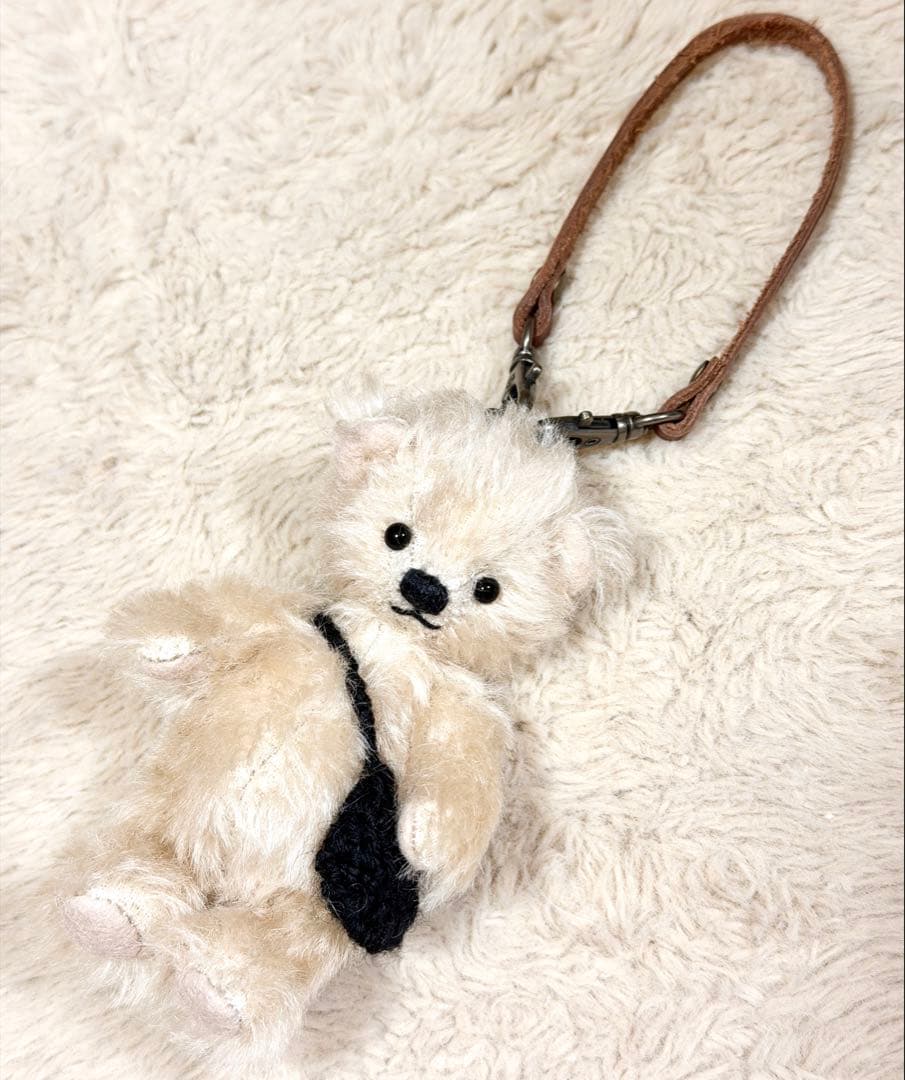 作家様 テディベア バッグチャーム キーホルダー
