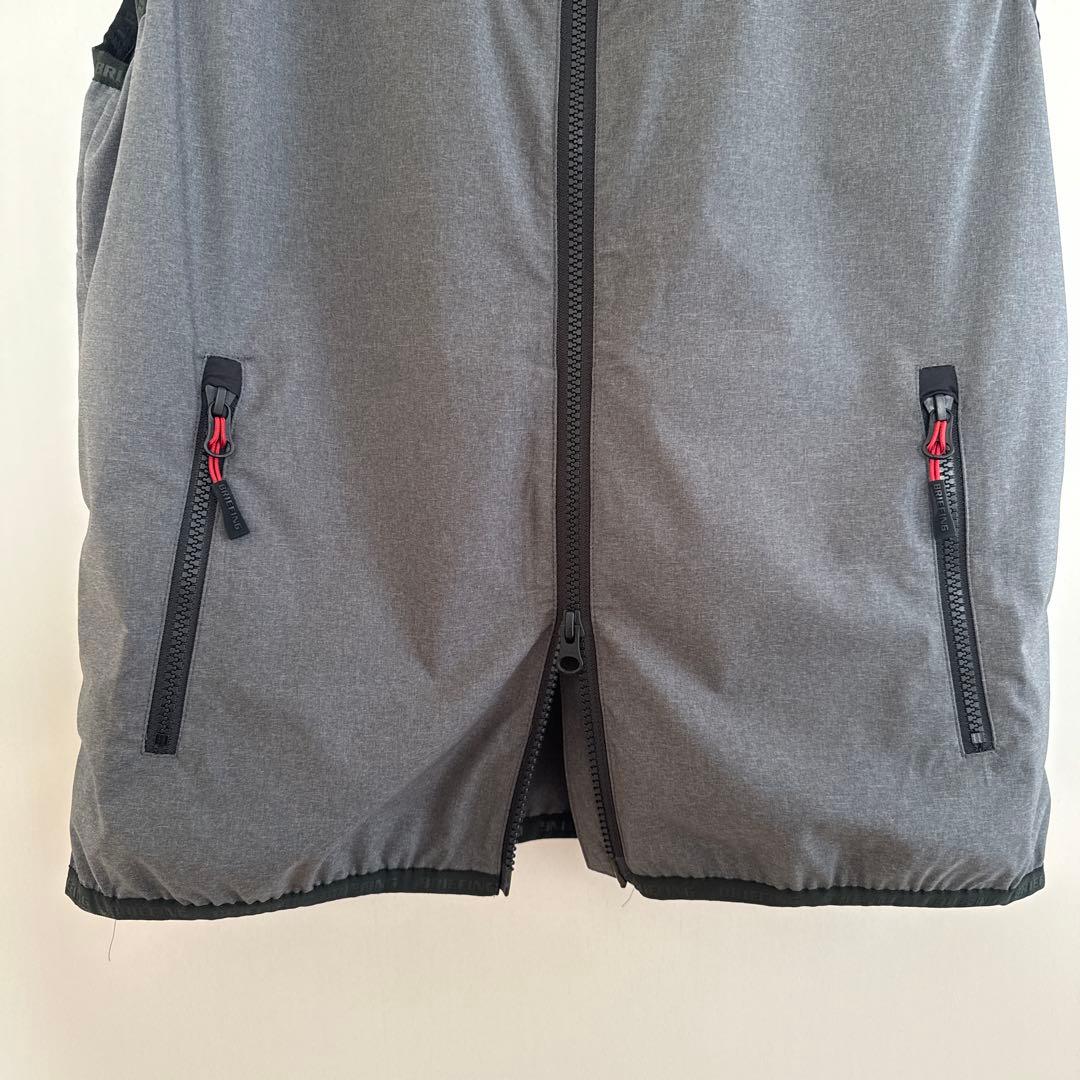 【値下げ】BRIEFING グレー ベスト フルジップ サイズM