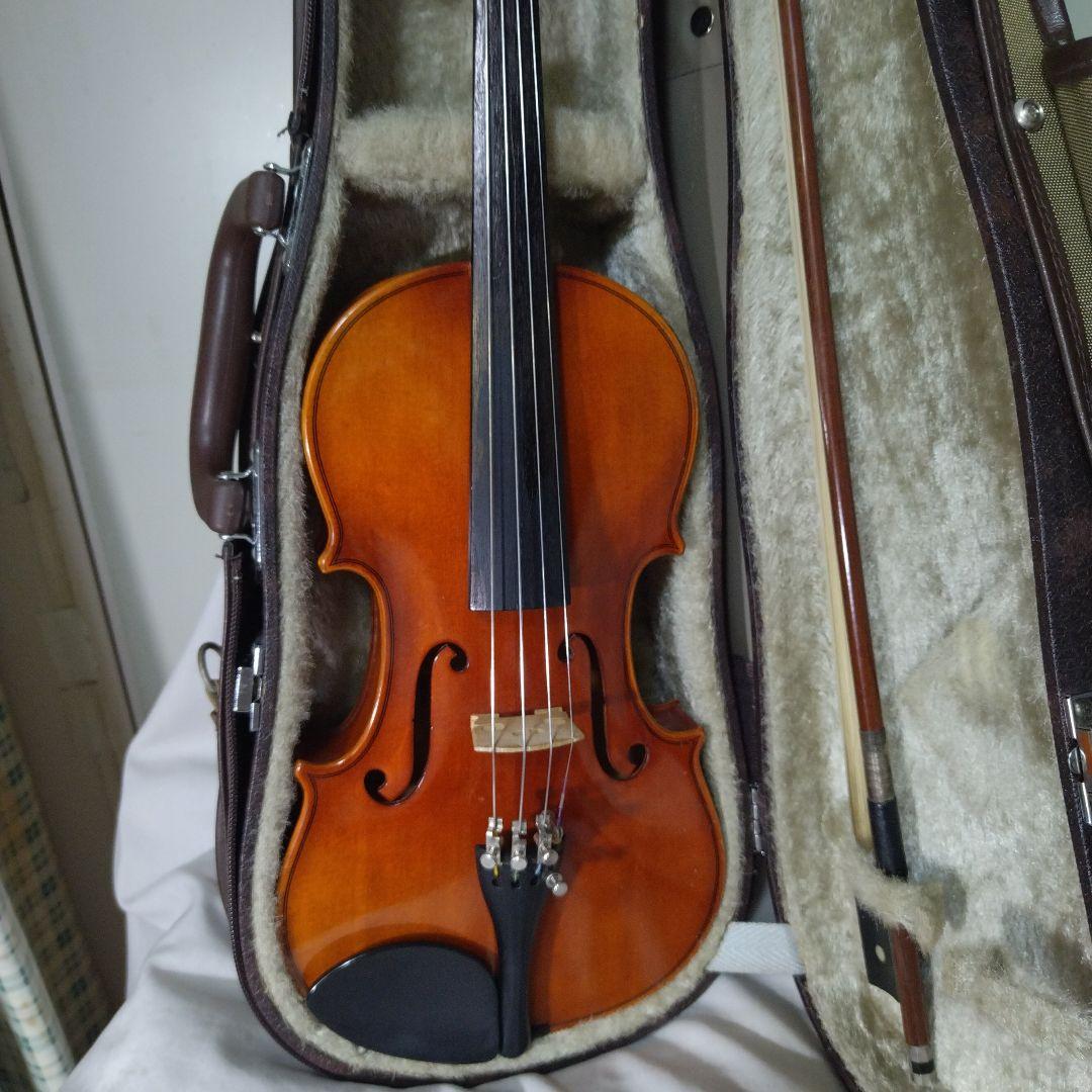 ♥8才前後の子供用♥スズキバイオリン1/2 品番200♥メンテ済♥弓ケ―ス松脂付