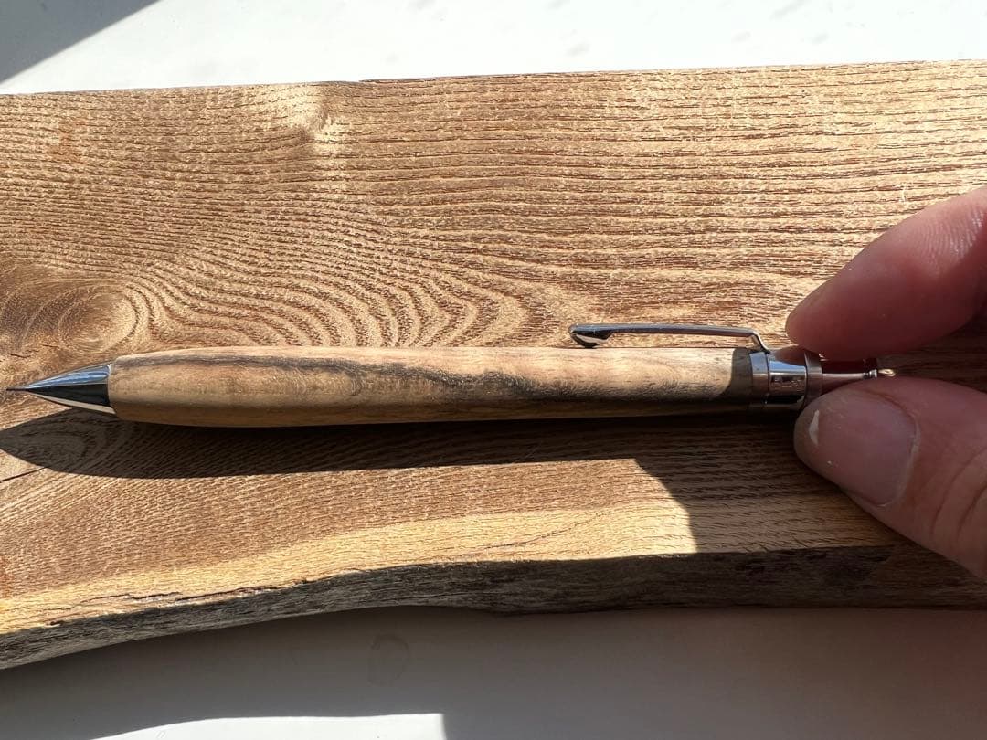 【新品・未使用】工房楔　黒柿　シャープペンシル