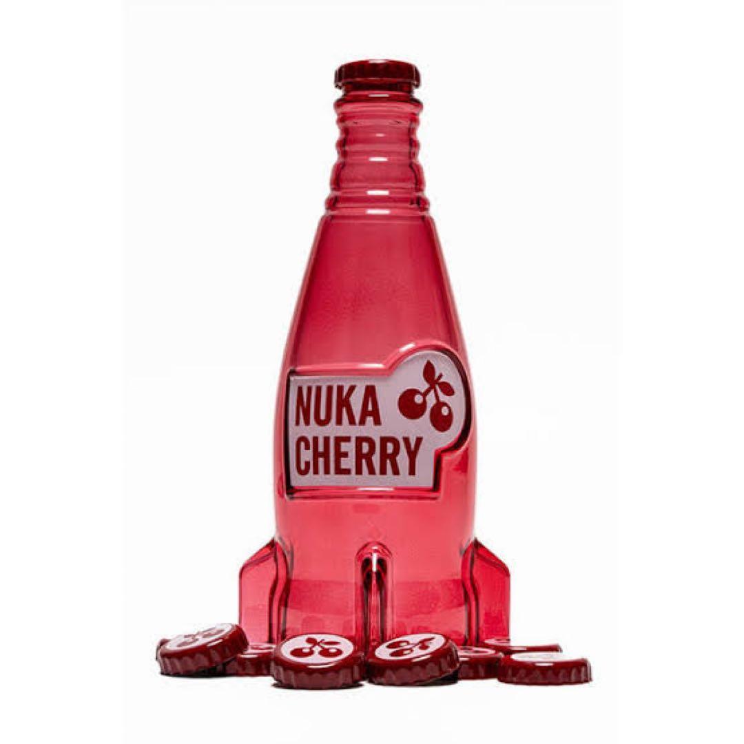 新品未開封 Fallout ヌカチェリー グラスボトル＆キャップ　ヌカ・コーラ瓶