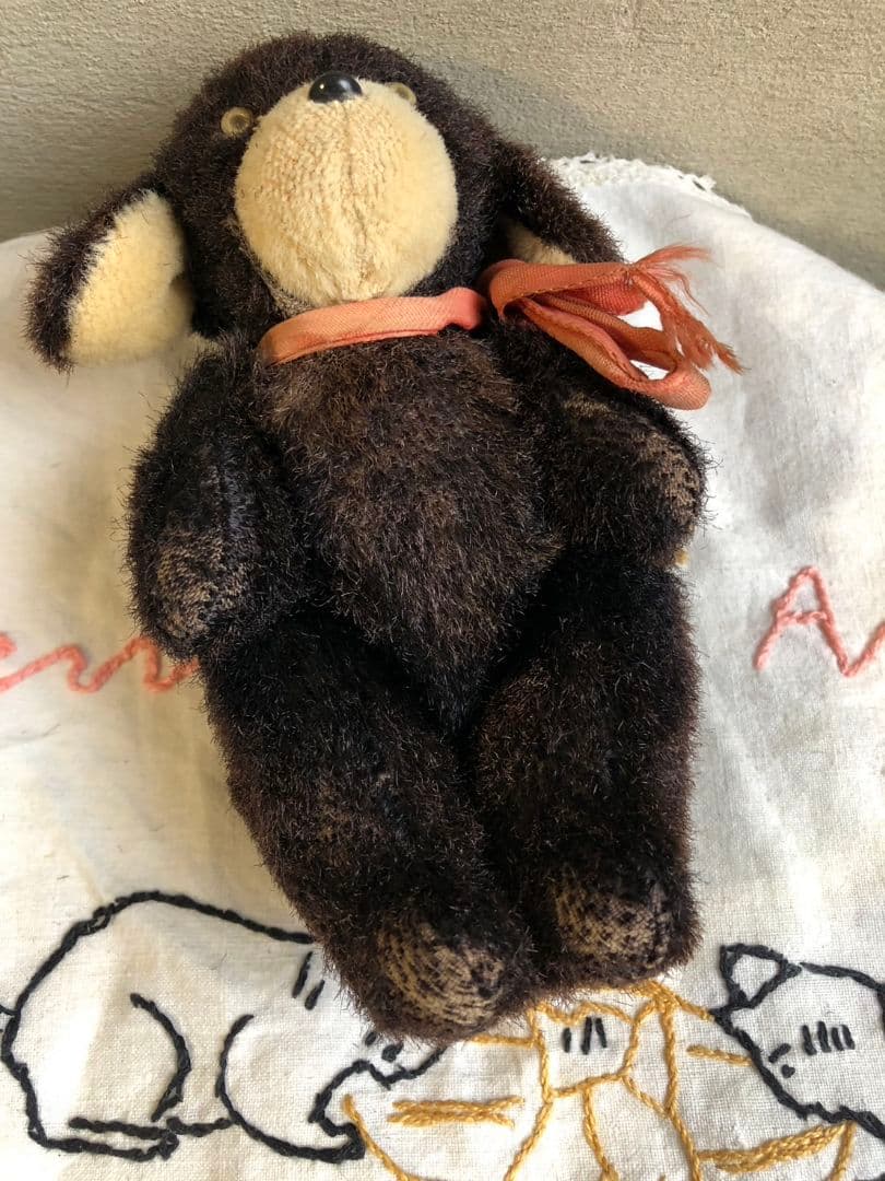 アンティーク ドイツ製 スタンディングわんこ テディ