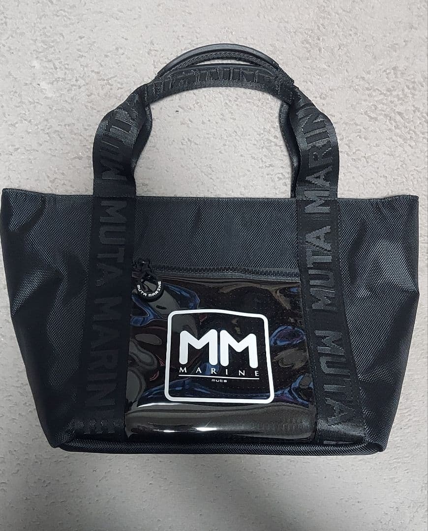 MUTA MARINE ブラック ミニトートバッグ