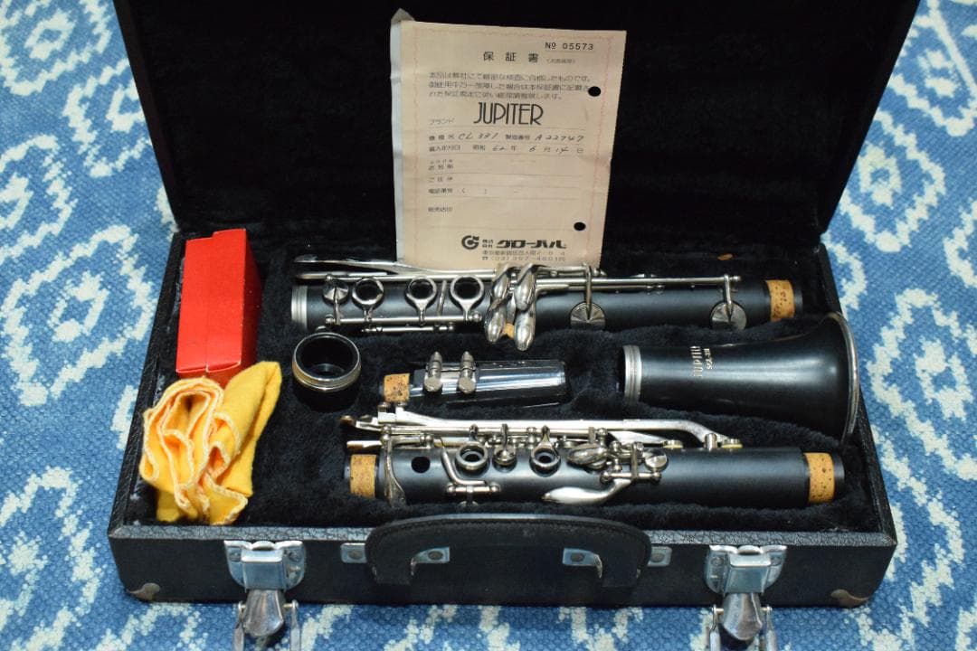 JUPITER B♭クラリネット SCL-331 樹脂製 音出しOK 付属品あり