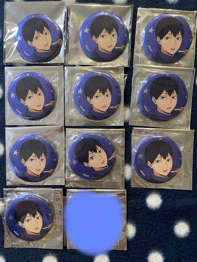 【新品未使用】ハイキュー!!×よこはまコスモワールド 影山飛雄 缶バッジ11点