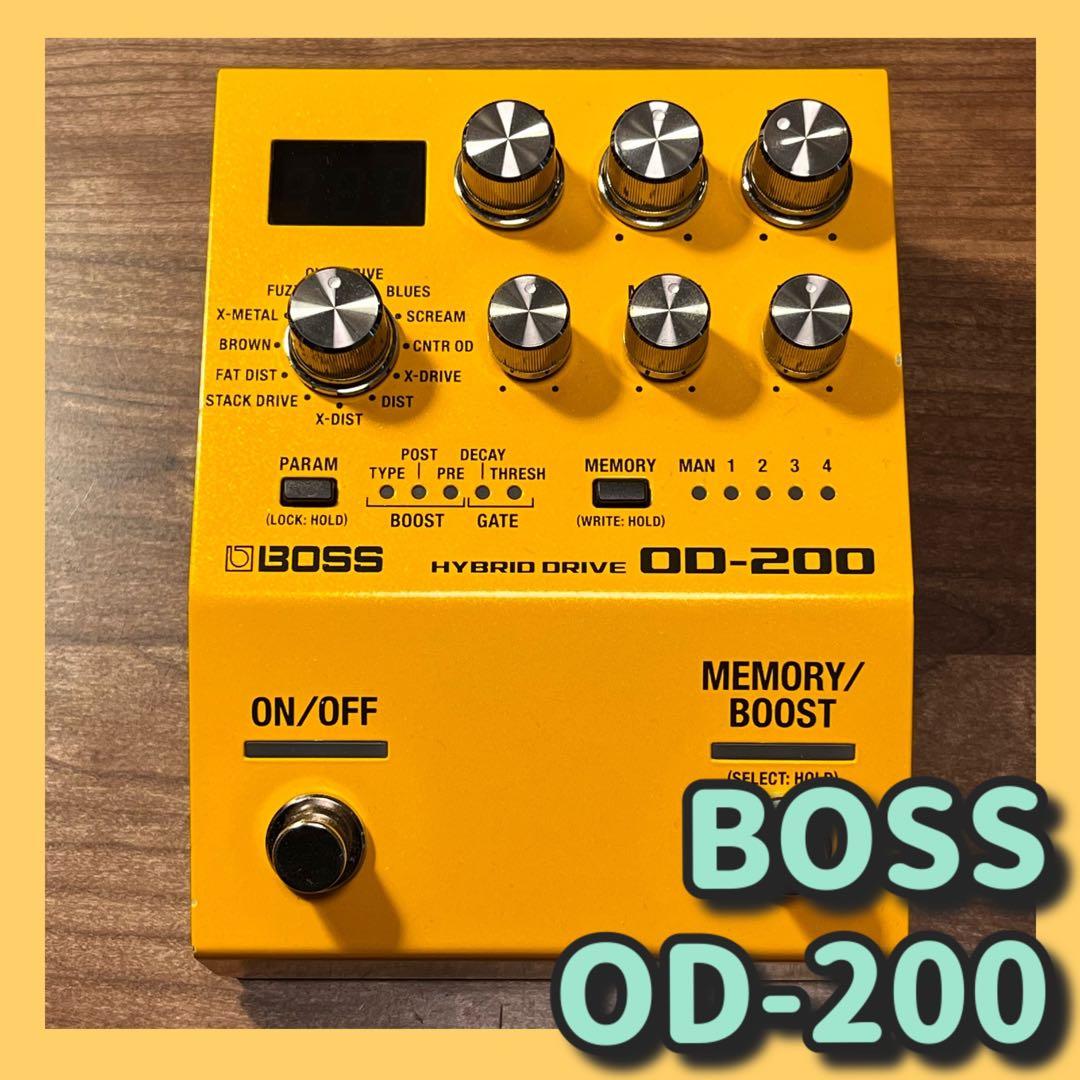 【送料無料・匿名配送】BOSS OD-200 ハイブリッドドライブ【中古品】