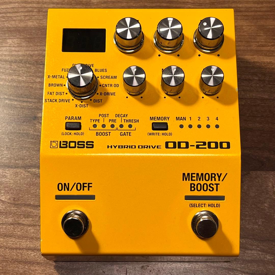 【送料無料・匿名配送】BOSS OD-200 ハイブリッドドライブ【中古品】