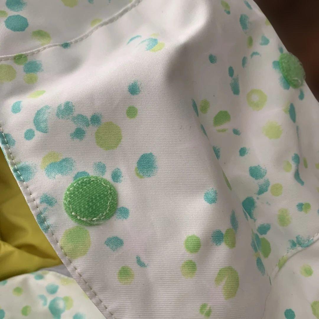 デサント 女児 スキーウェア 美品 140 ジャニアスーツ キッズ　無記名