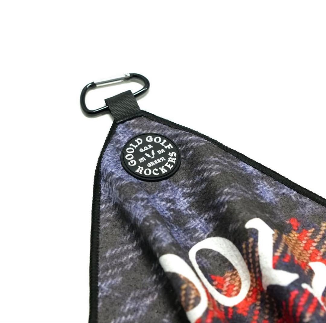 ラウンド用品・アクセサリー GOOLDGOLFROCKERS OG LOGO GOLFTOWEL CHECK