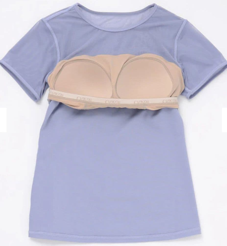 【美品】Chacott バランススムーストップ レオトップ カップ付き