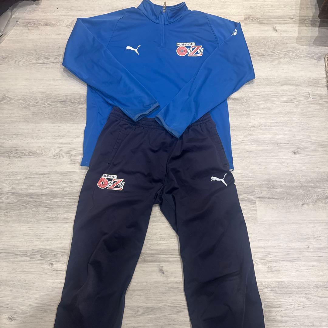 熊本県立大津サッカー部 ジャージ上下セット