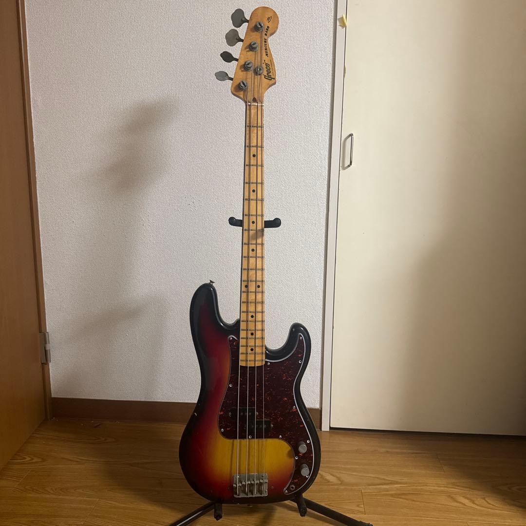 Greco エレキベース プレベ　サンバースト　ジャンク