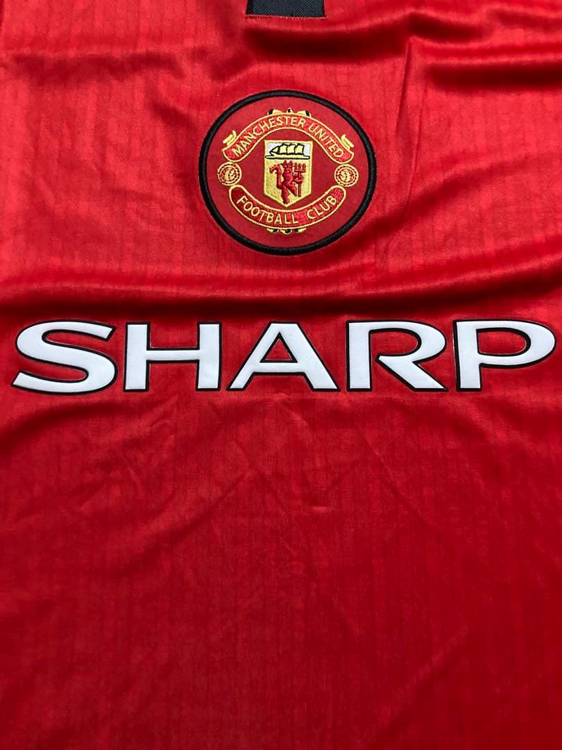 【新品未使用タグ付き】マンチェスターユナイテッド96-98復刻ホームユニフォーム