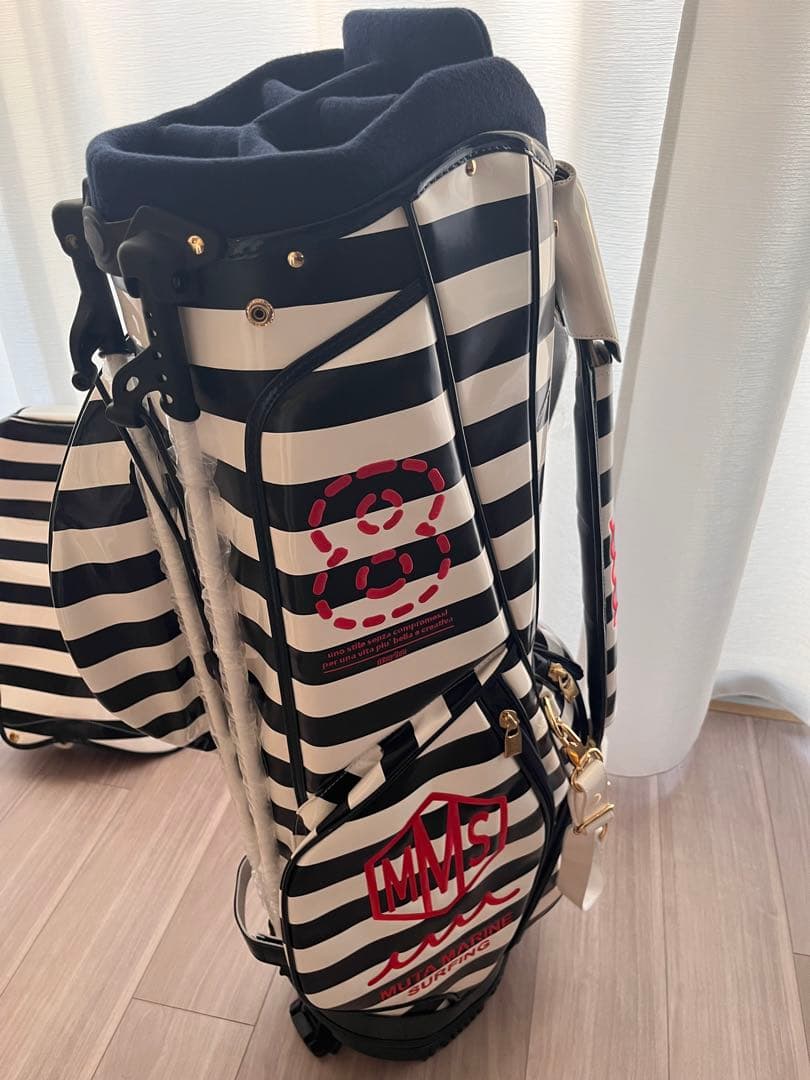 muta ムータ ボーダー　スタンド　ゴルフ　キャディバッグ　新品　ムータマリン