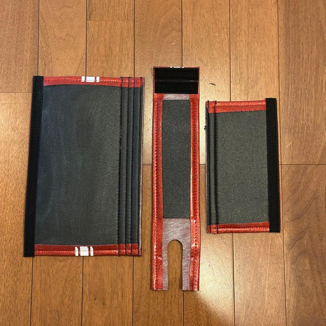 ラメカラーのSchwinn フレーム ステム ハンドル パッド 3点セット