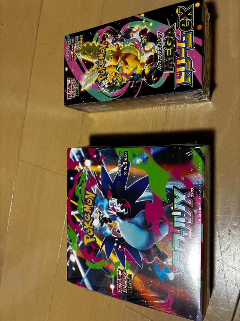 ポケモンカード　インフェルノX、MEGAドリームEX 各１BOX 新品未開封