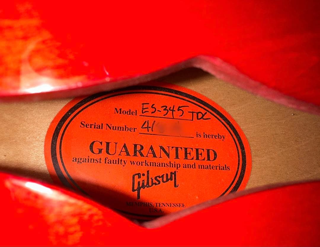 ギター Gibson Memphis Limited Run1964 ES-345TD