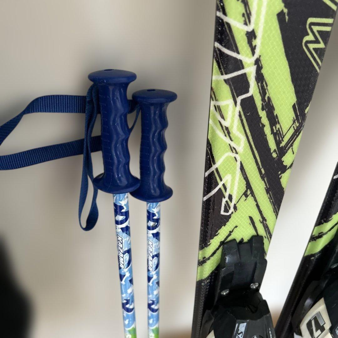 サロモンスキー板 ブラック/グリーン