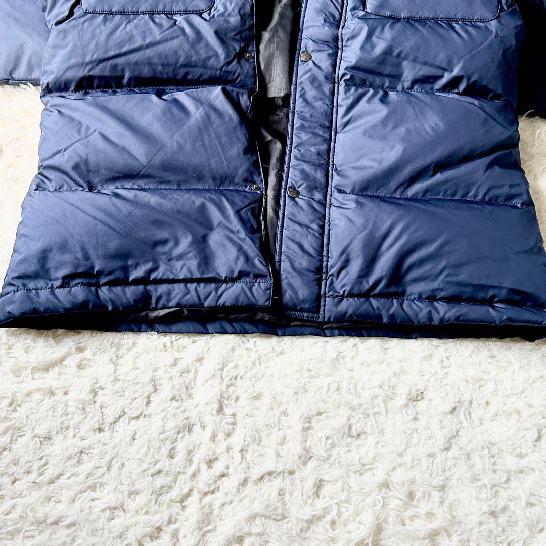 【未使用級】UMBRO アンブロ ダウン ロング　ベンチコート Ｏサイズ　濃紺