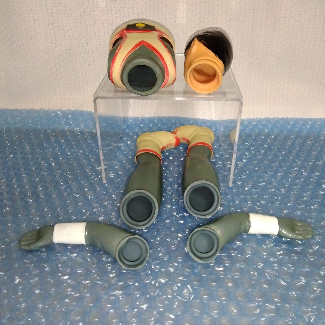 旧バンダイ　シルバー仮面　スタンダードソフビ　当時物　マルサン　ブルマァク