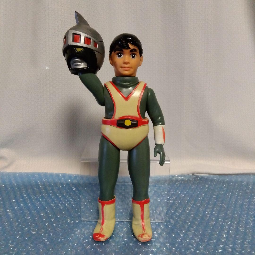 旧バンダイ　シルバー仮面　スタンダードソフビ　当時物　マルサン　ブルマァク