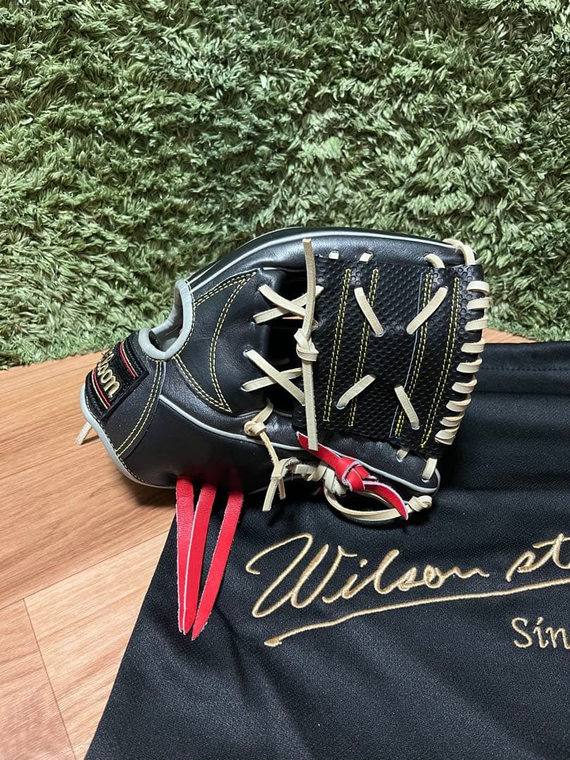 ウィルソンスタッフ カスタムオーダー 軟式内野用グラブ D5 ブラック