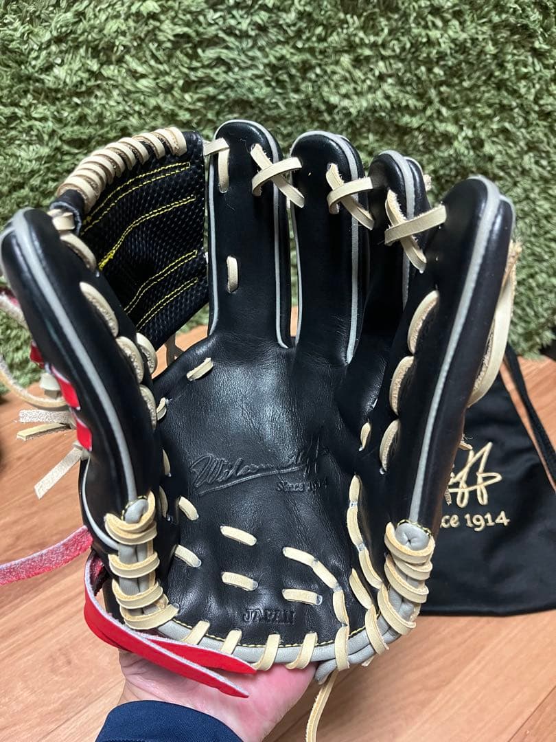 ウィルソンスタッフ カスタムオーダー 軟式内野用グラブ D5 ブラック