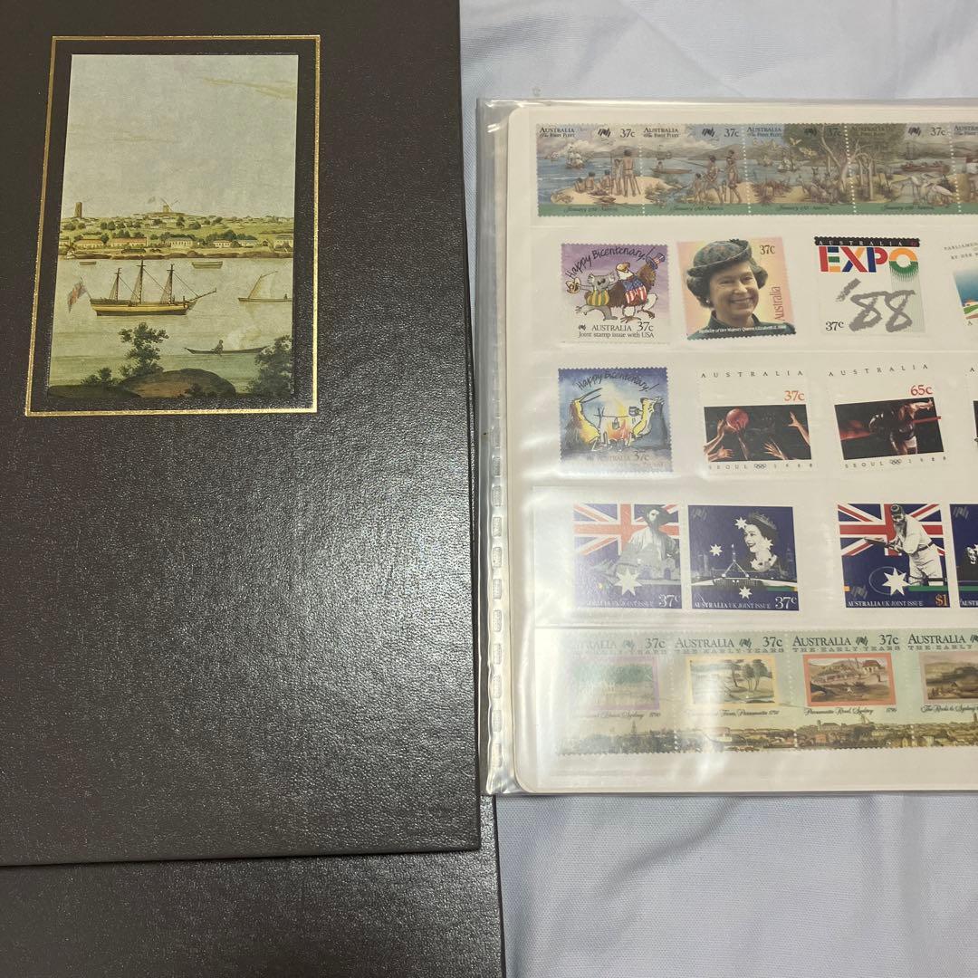 オーストラリア　スタンプとコレクションブック