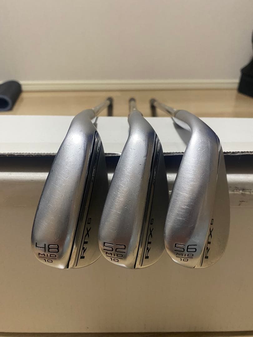 クリーブランドウェッジ RTX6ZIPCORE 3本セット(48、52、56)