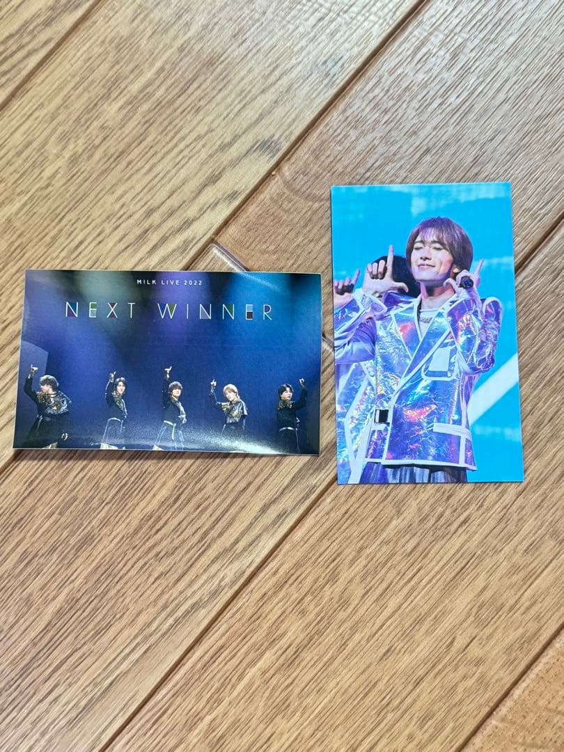 M!LK NEXTWINNER ライブDVD トレカ ステッカー付き