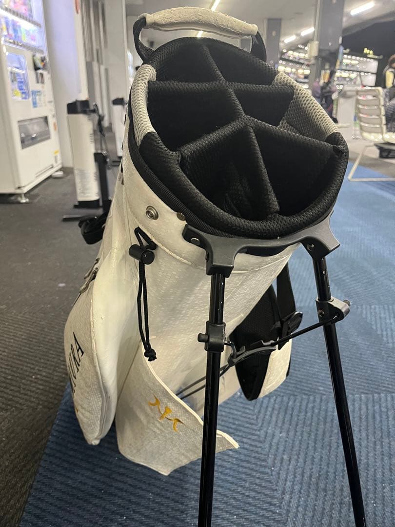 MIURA ホワイト ゴルフバッグ