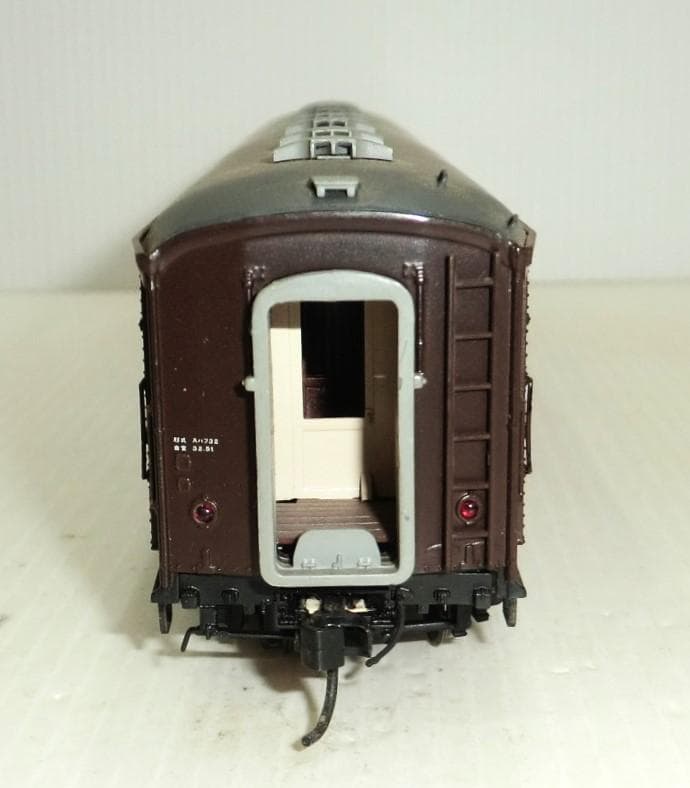 HOゲージ 天賞堂 32系国鉄旧客車 スハフ32形 北海道タイプ　室内灯付