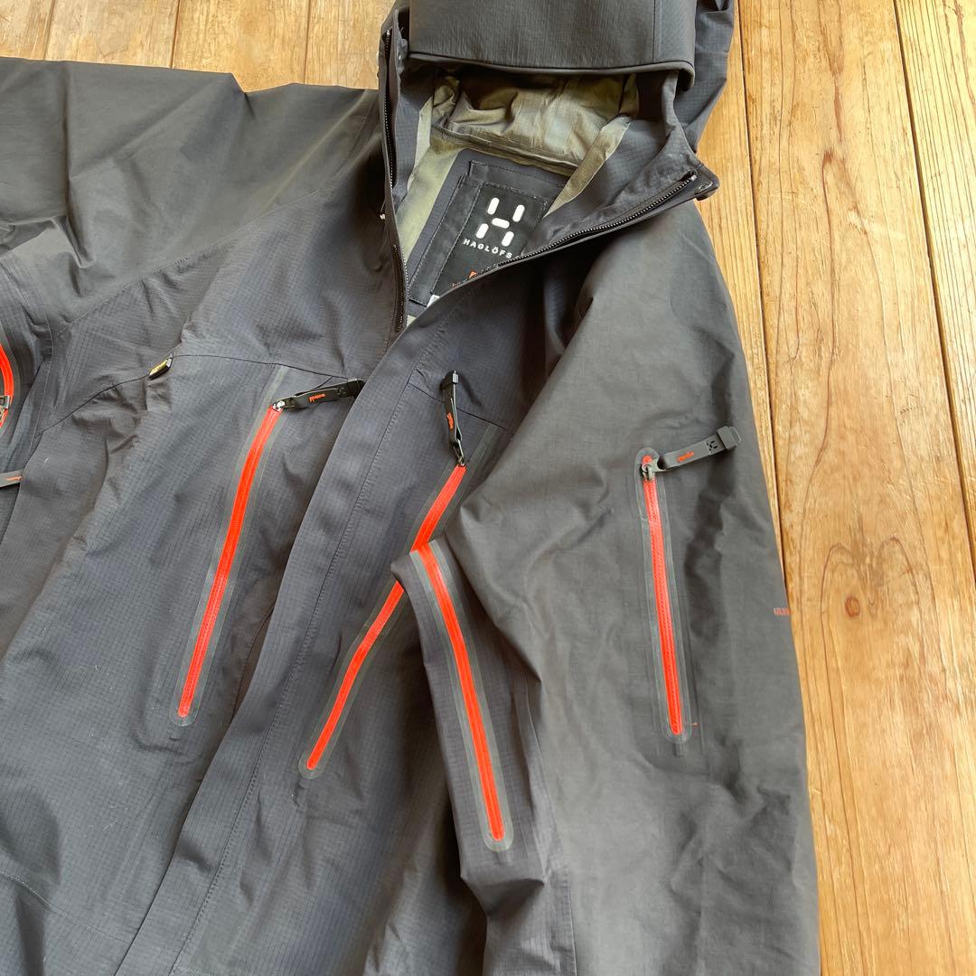 【美品】HAGLOFS スピリッツジャケット ブラック　男性用　Mサイズ