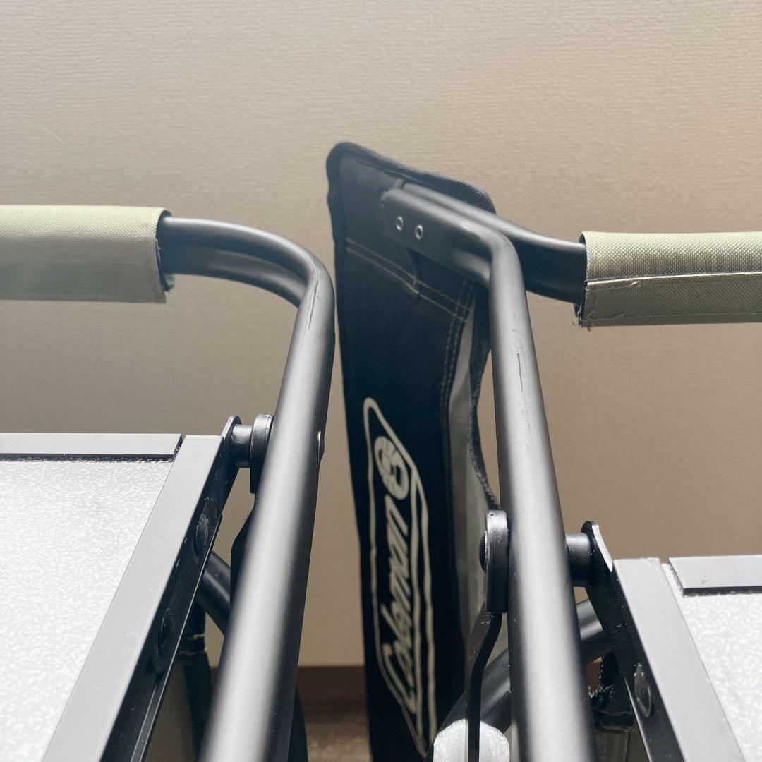 【訳あり・未使用品】Coleman コールマン サイドテーブル付き デッキチェア