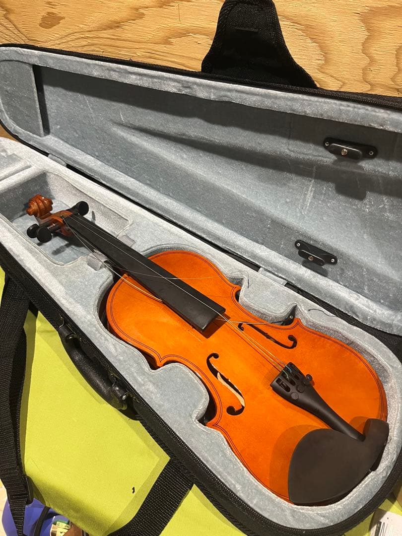初心者　バイオリン　楽器　弦切れ　美品