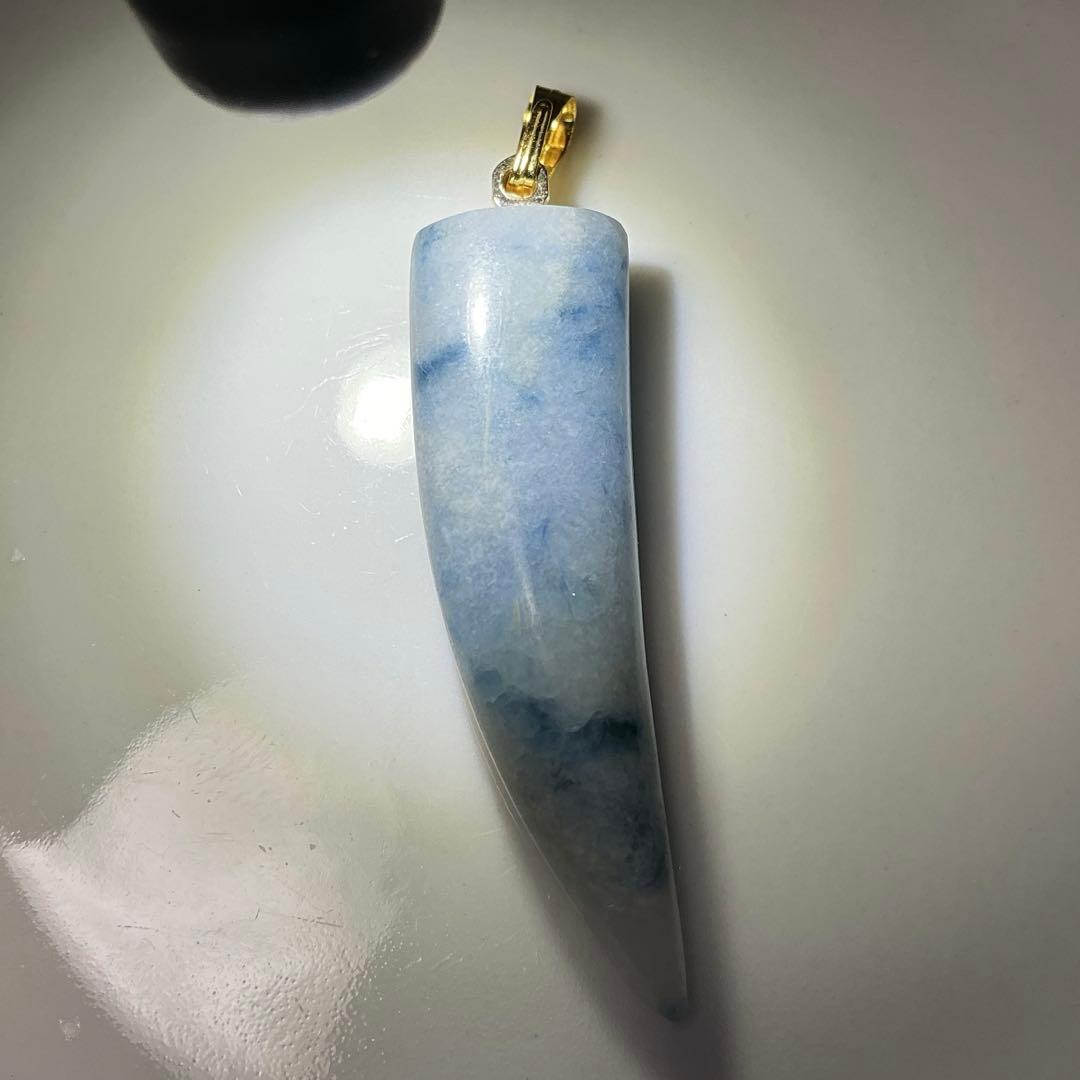 【専用】糸魚川翡翠　コン沢　ネックレストップ（101）