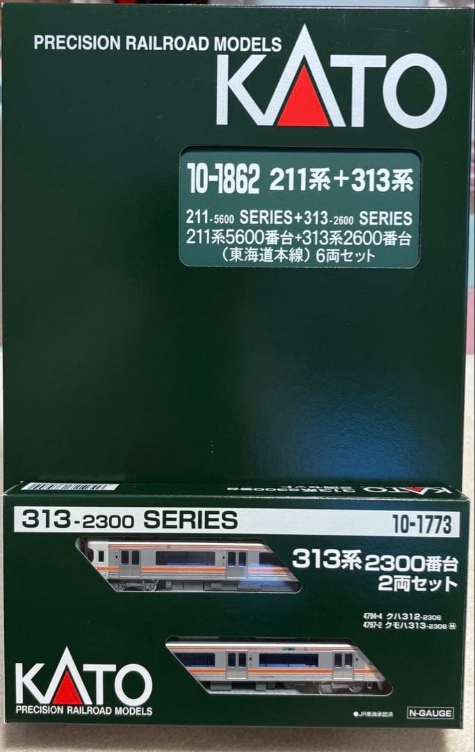 KATO 10-1862 10-1773 211系313系 8両セット 室内灯付