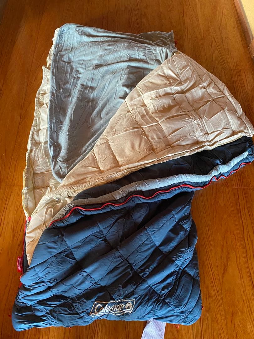 Coleman3構想（外、内、薄手内） 真冬〜夏まで調整可能な高機能　寝袋