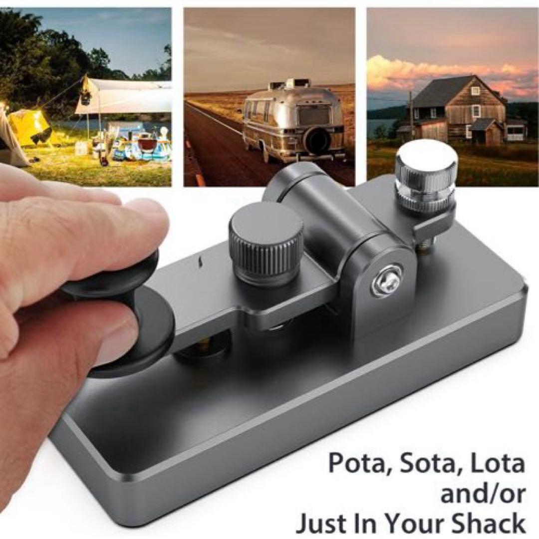 未使用）PUTIKEEG アマチュア無線 電鍵 パドル モールス信号