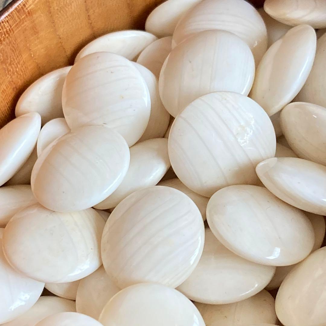 碁石、碁笥、碁笥箱のセット